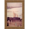 thumbnail image 1 of Variations in Pink And Grey: Chelsea 18x24 Gold Ornate Wood Framed Canvas Art by Whistler, James Abbott McNeill, 1 of 2