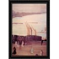thumbnail image 1 of Variations in Pink And Grey: Chelsea 28x40 Large Black Ornate Wood Framed Canvas Art by James Abbott McNeill Whistler, 1 of 2
