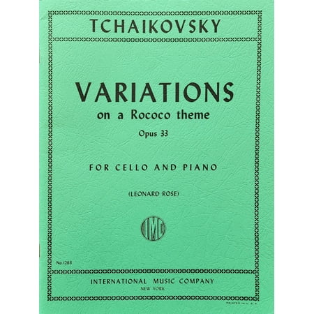 Variations on a Rococo Theme, Op. 33 for Cello (IMC # 1263)