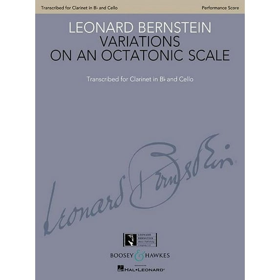 Variations on an Octatonic Scale : Transcribed for Clarinet