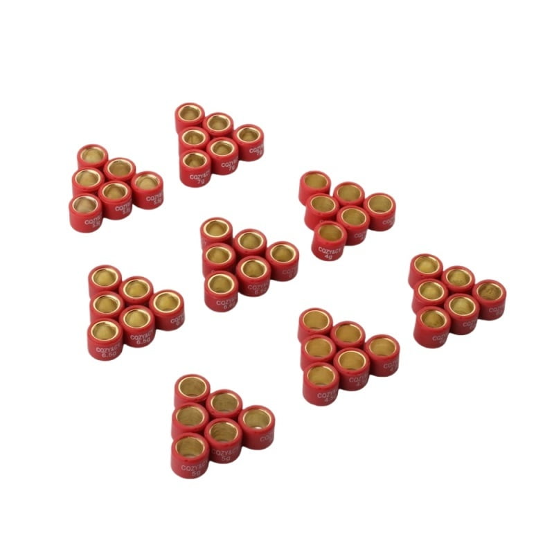 Variator Roller Set 16x13mm 4g-7g For SYM 50 Fiddle Orbit 1 Symply 50cc ...