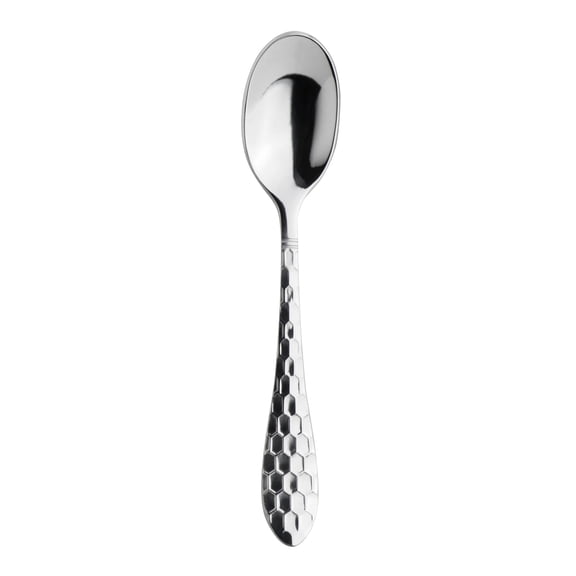 Varick 5714SX005 Crystal Honeycomb 4-1/2 Demitasse Spoon - Dozen"