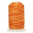 thumbnail image 1 of Threadart Multicolor 100% Cotton Thread | Variegated Colors for Quilting, Sewing, and Embroidery | 40/3wt - 600M (660 Yards) Cones | Long Staple Low Lint | Fiery Sunrise Color 1108, 1 of 8
