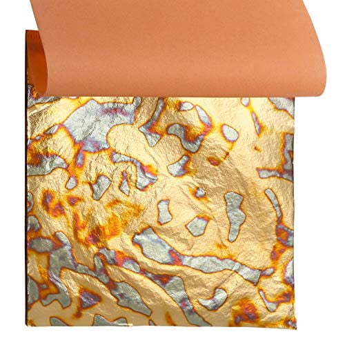 Variegated Gold Leaf Sheets KINNO Multiple Types of Metal Leaf Papers