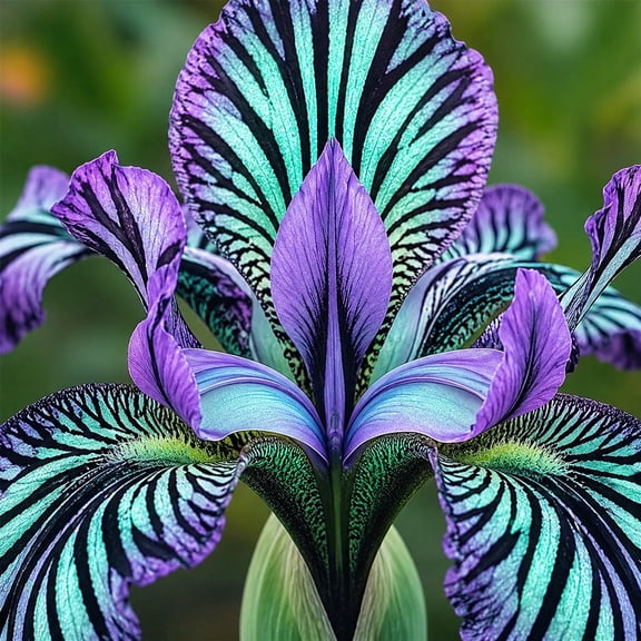Variegated Iris Planting-Easy to Grow & Quick Sprouting,Excellent Display For your garden-(Non-Artificial)
