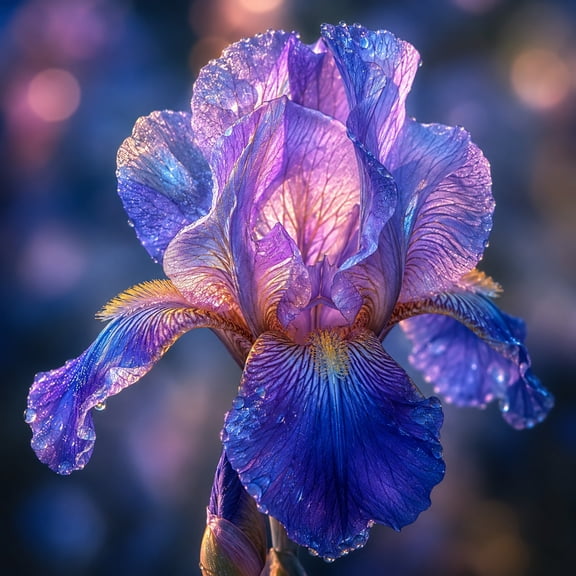 Variegated Iris Planting--(Non-Artificial)-Easy to Grow & Quick Sprouting, Perfect for Garden Decor