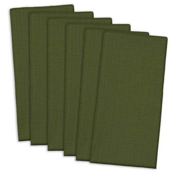Variegated OLIVE Green Napkin Set of 6