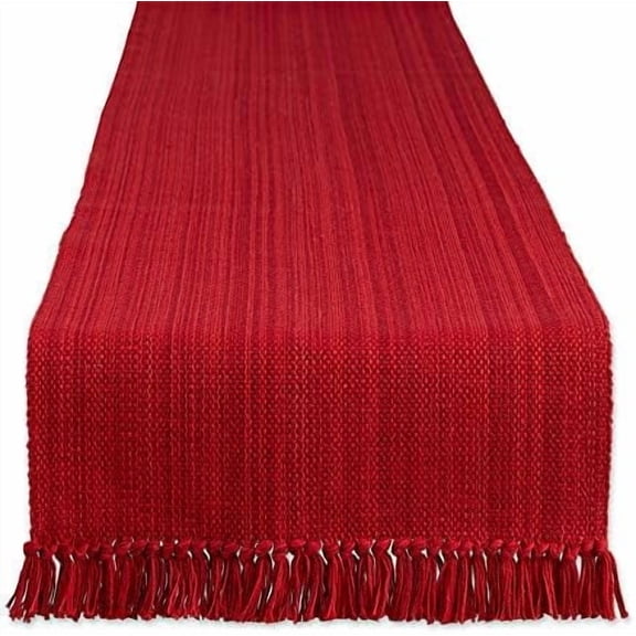 Variegated Tabletop Collection, Table Runner3x72, Tango Red