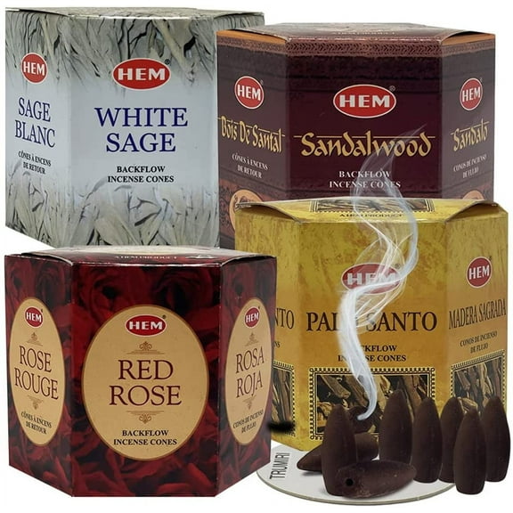 Variety Backflow Incense Cones For Waterfall And Mat Bundle Inciensos Aromaticos|Incienso|Inciense|Insienso