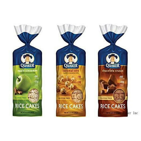 Variety Bundle - Pack Of 3 Flavors, Chocolate Crunch, Cinnamon, Caramel Corn