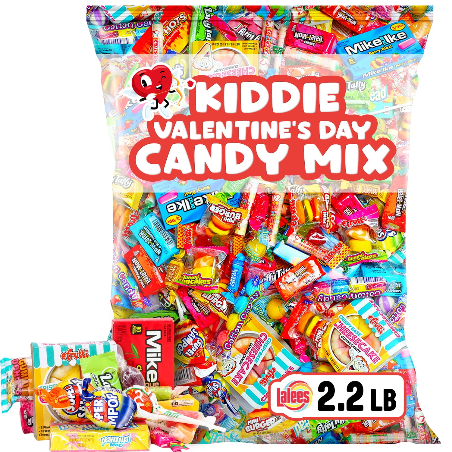 Lalees Assorted Fun Size Candy - Bulk 2.2 Lbs - Va