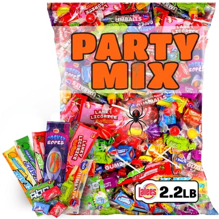 Lalees Assorted Candy Mix, 2.2 lb Bulk Individually Wrapped Candy Variety Pack for Piñatas, Goodie Bags, Candy Bowls, Party Favors & Events