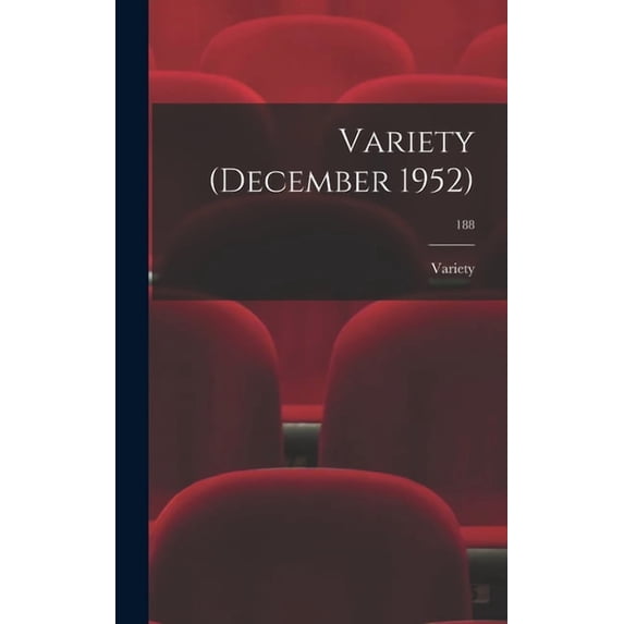 Variety (December 1952); 188, (Hardcover)