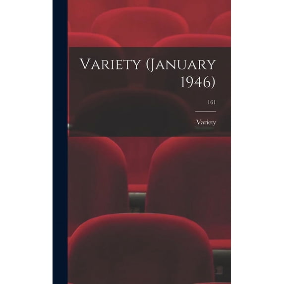 Variety (January 1946); 161, (Hardcover)