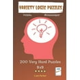 thumbnail image 1 of Variety Logic Puzzles - Hidoku, Minesweeper 200 Very Hard Puzzles 9x9 Book 24 (Paperback), 1 of 1