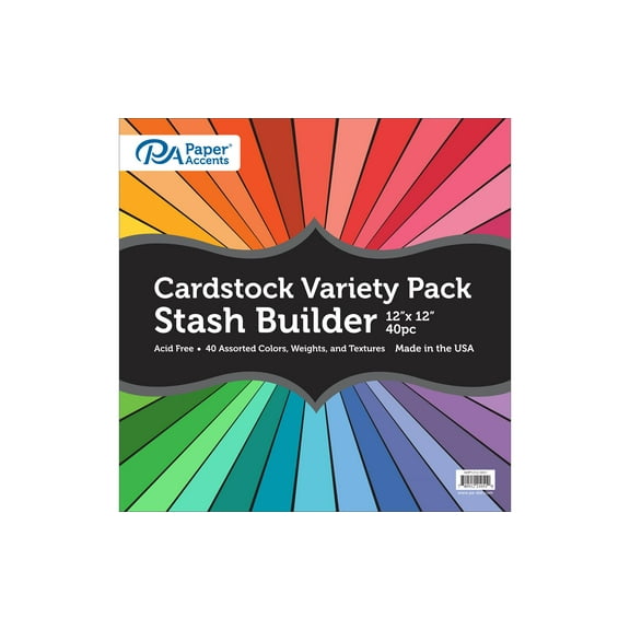 Variety Pack 12x12 40pc Astd Stash Builder