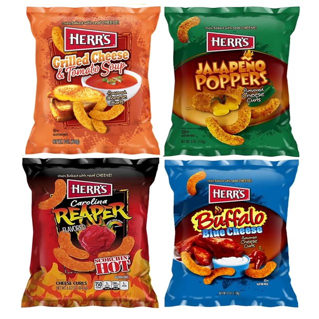 Variety Pack Grilled , Jalapeno Poppers, Reaper, Buffalo Blue 6 Oz