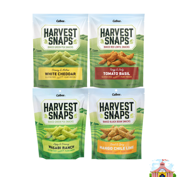 Variety Pack Harvest Snaps Veggie Chips White Cheddar, Wasabi Ranch