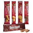 thumbnail image 1 of Variety Pack - Lemon Crisp, Orange Slice, Kingstons, Delta, Tim Tam Chocolate, Sampler Biscuits (Value 5 Packs) Delicious Cream Biscuits From Australia, 1 of 7