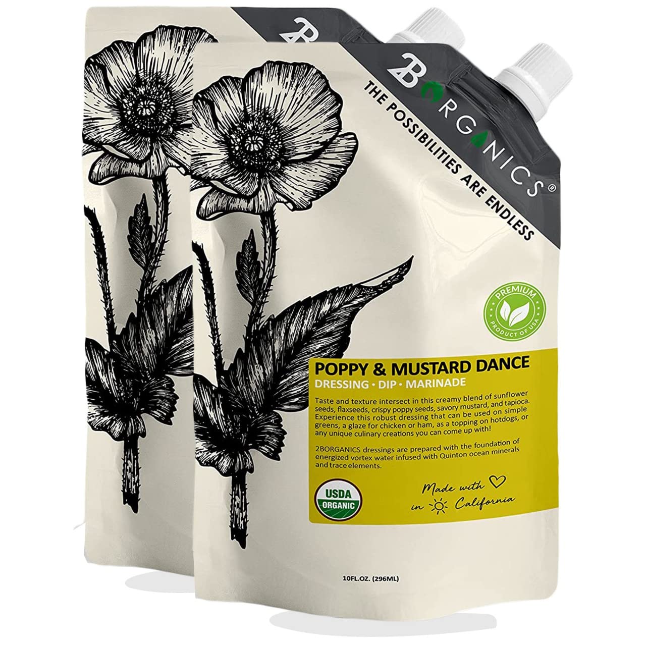 Variety Pack Salad Dressings by , 10 Oz. and Delicious & MUSTARD DANCE