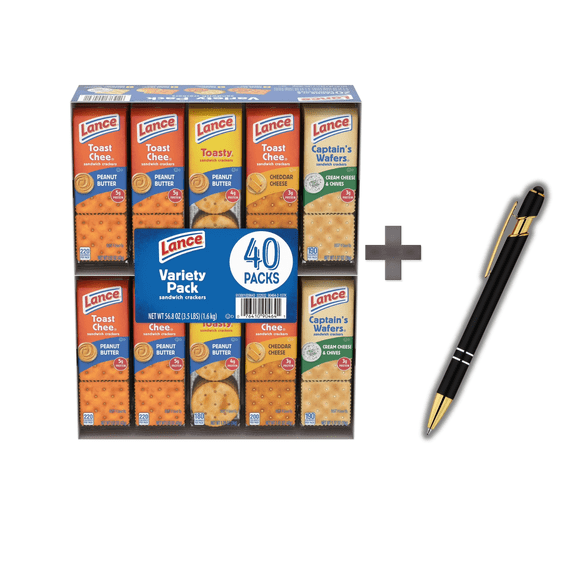 Variety Pack Sandwich Crackers, 40 pk.