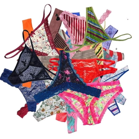 Variety Panties Thong Pack for Women Underwear Bikini Hipster G-String Tangas Assorted Multipack Thong,Size S,10pc