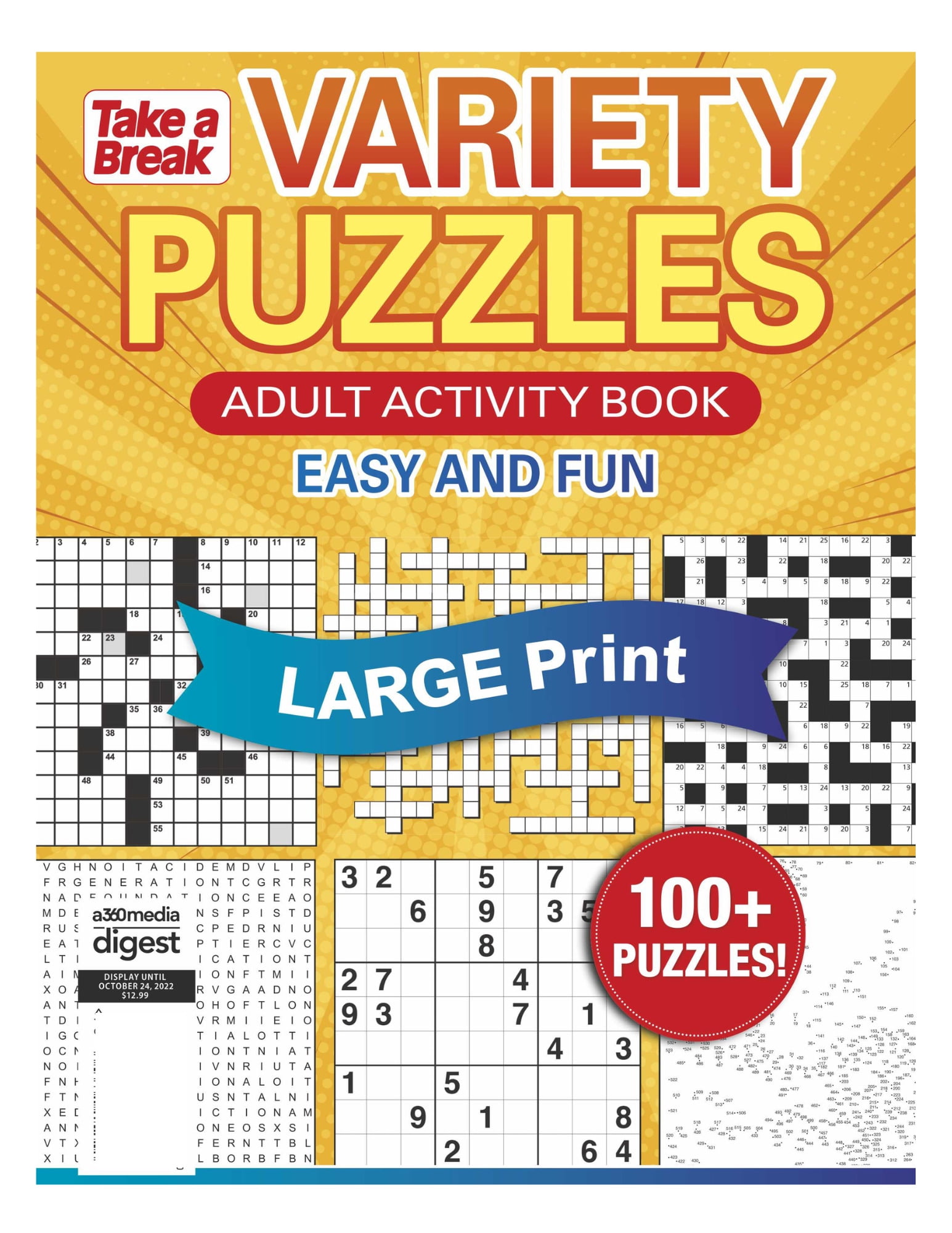 Variety Puzzles Unplug Unwind! Adult Activity Book 100+ Puzzles