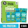 thumbnail image 1 of The Only Bean Roasted Edamame Beans Sea Salt & Ranch Variety Pack, 1.05 oz, 6 ct, 1 of 6