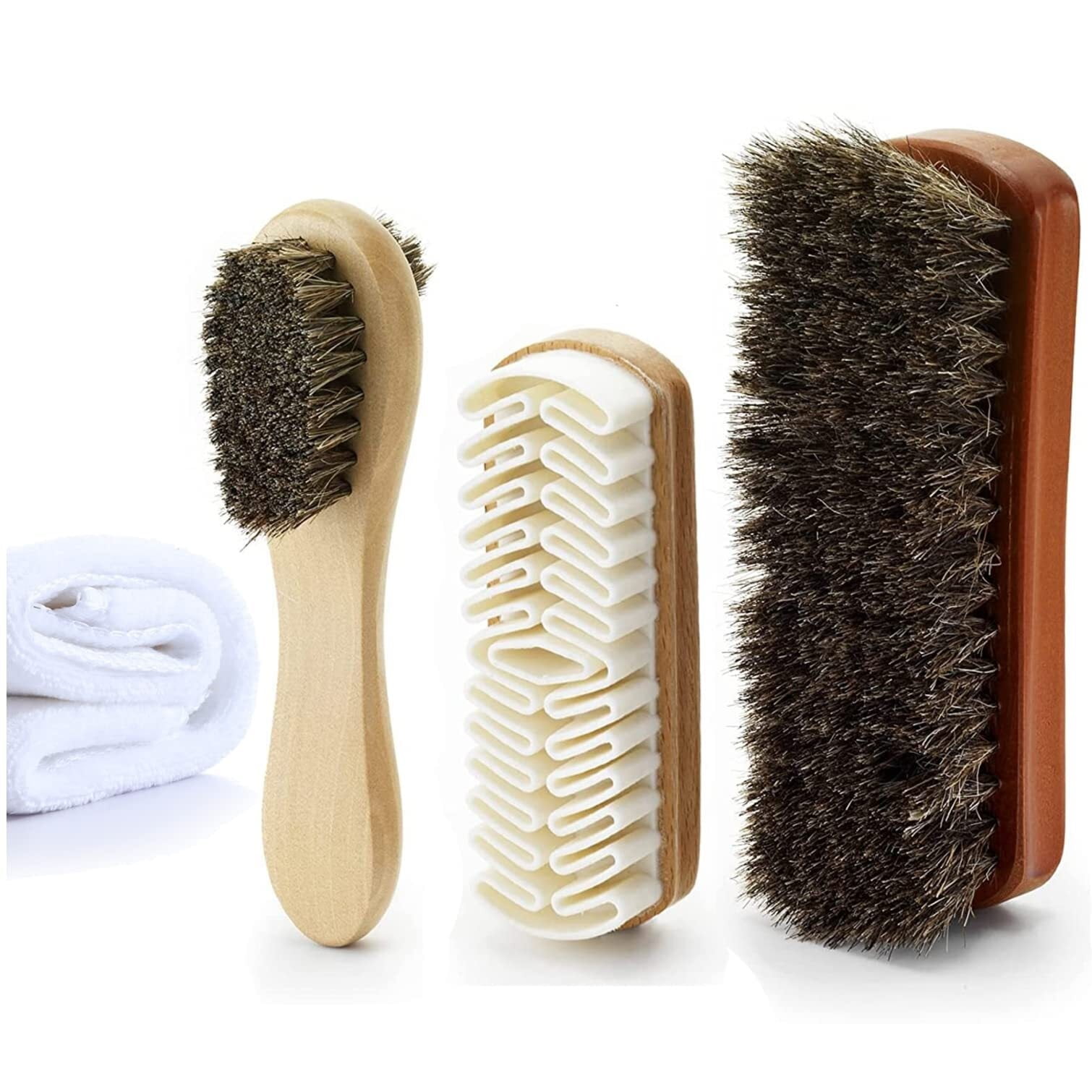 3 Multi-Surface Shoe Care Brushes, 4-Sided Brass Bristle Design For Suede & Leather, Professional Cleaning Tool To Restore Texture, Gentle Yet Effective Nap Reviver - View #6
