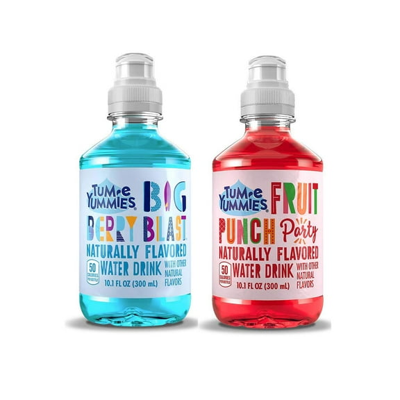 Variety Tum-E Yummies Fruit Flavored Drink Pack Of 16 , 10.1 Fl Oz , Big Berry Blast , Fruit Punch Party