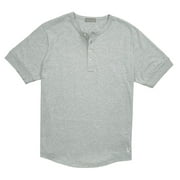 VarietyAthletics Mens Soft Pima Cotton Elastic Sleeve Cuff Classic Henley T-Shirt
