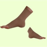 Varin Soft Anklet Seamless, Beige, Size 1, Extra Small, Compression 30-40 mmHg, Model 3512
