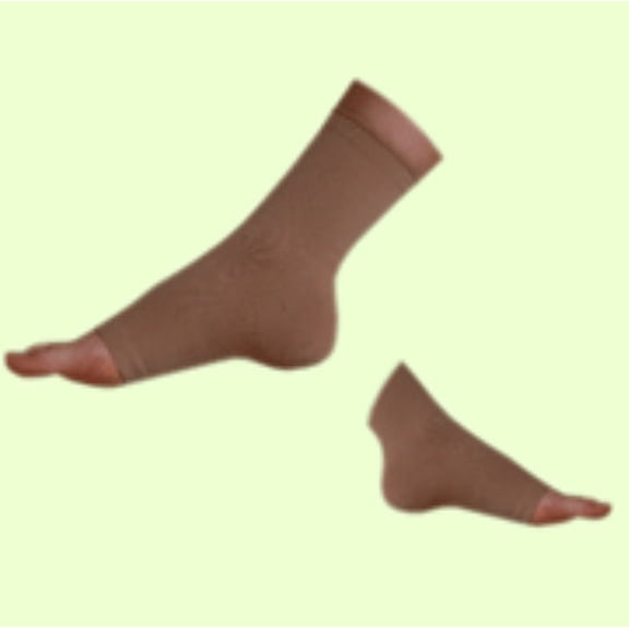 Varin Soft Anklet Seamless, Beige, Size 4, Large, Compression 30-40 mmHg, Model 3512