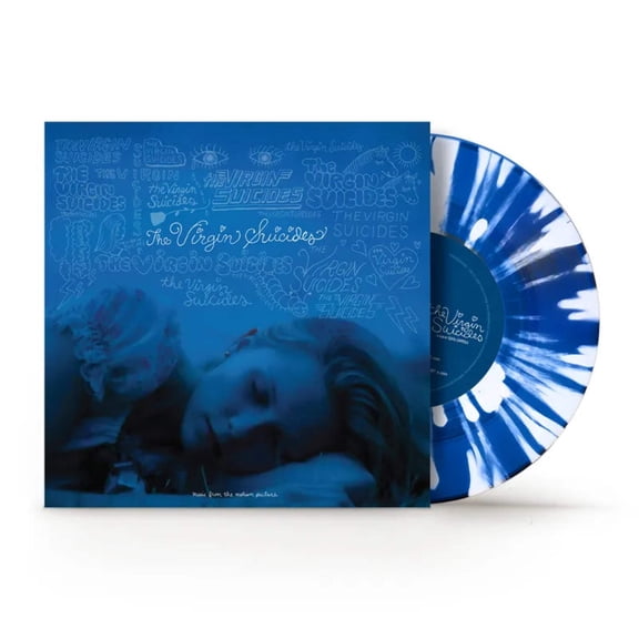 Various  The Virgin Suicides (Music From The Motion Picture) LP 25th anniversary edition blue & white with bonus 7"