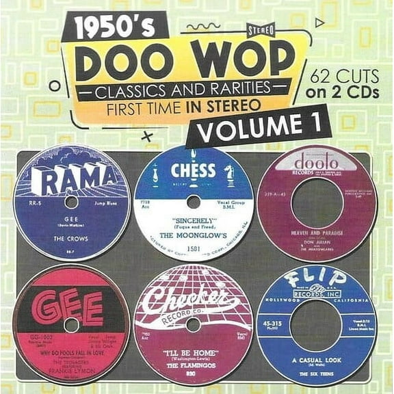 Various Artists - 1950s Doo Wop Classics and Rarities First Time In Stereo, Vol. 1 - Music & Performance - CD