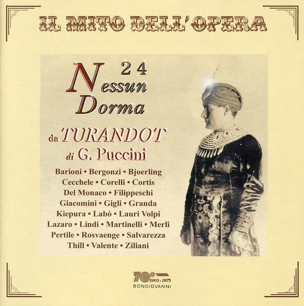 Various Artists - 24 Nessun Dorma Da Turandot Di Puccini / Various ...