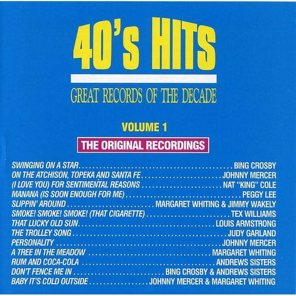 Various Artists - 40's Pop Hits 1 / Various - Easy Listening - CD