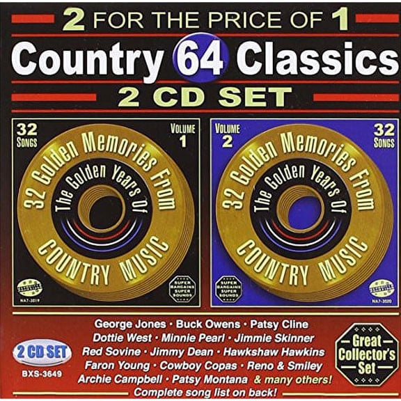 Various Artists - 64 Songs: Country Classics / Various - Music & Performance - CD