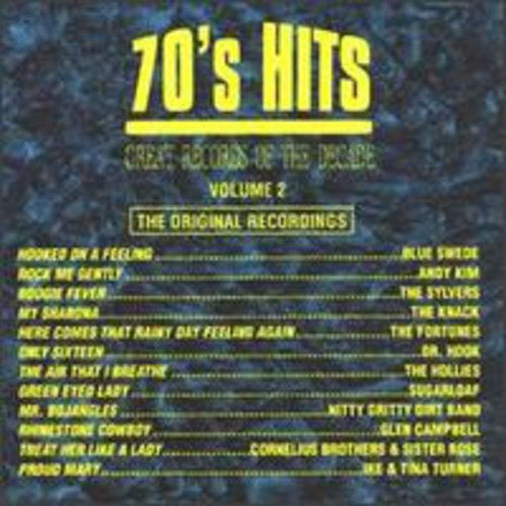 Various Artists 70 s Pop Hits 2 Various CD Walmart