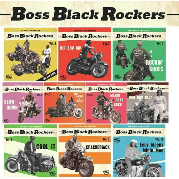 Various Artists - Boss Black Rockers Vol 1-10 (Various Artists) - Vinyl