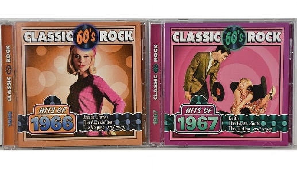 Various Artists - Classic 60's Rock Hits of 1966 & 1967 - CDs