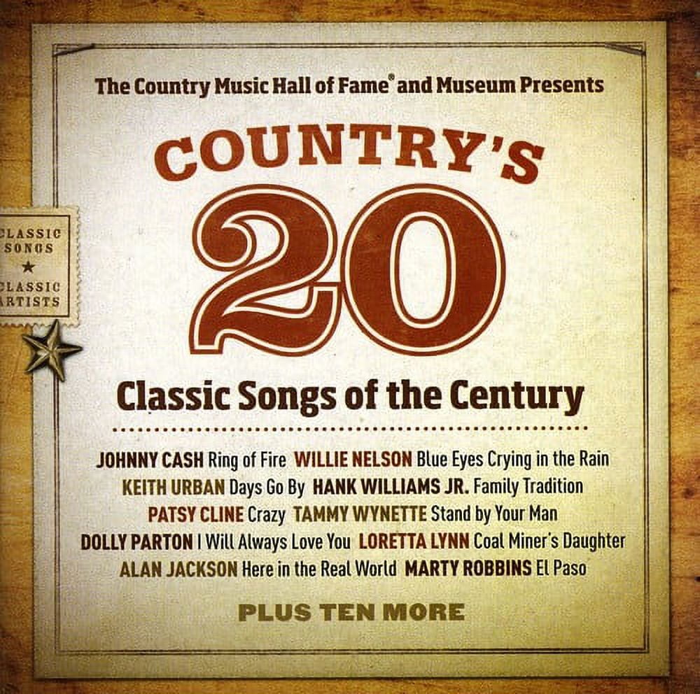Various Artists - Country's 20 Classic Songs Of The Century - Music & Performance - CD