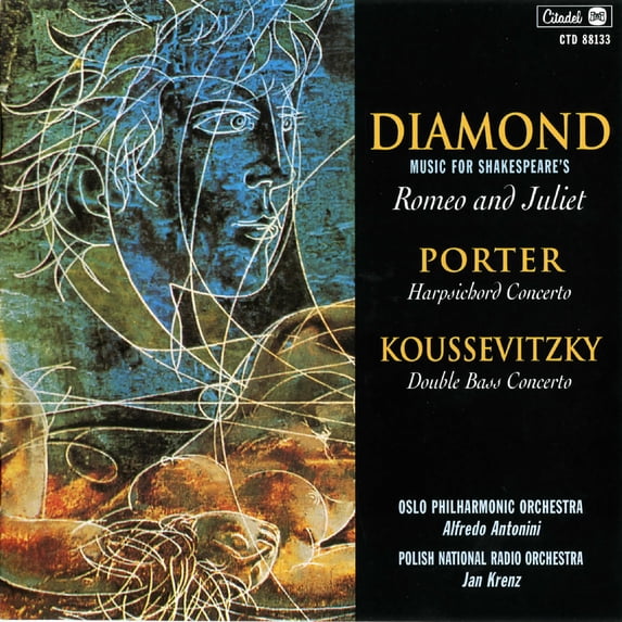 Various Artists - Diamond: Romeo And Juliet / Porter: Harpsichord Concerto / Koussevitsy : Double Bass Concerto (Various Artists) - Music & Performance - CD