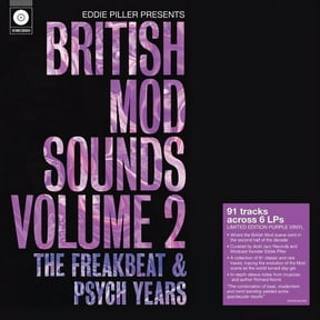 Various Artists - Eddie Piller Presents British Mod Sounds Of The 1960s Volume 2: The Freakbeat & Psych Years / Various - 6LP Boxset on 140-Gram Purple Colored Vinyl - Music & Performance