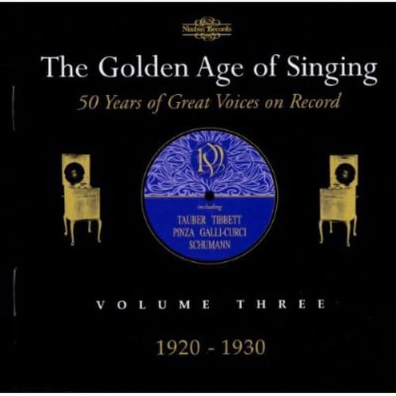Various Artists - Golden Age of Singing 3: 1920-1930 / Various - Music & Performance - CD