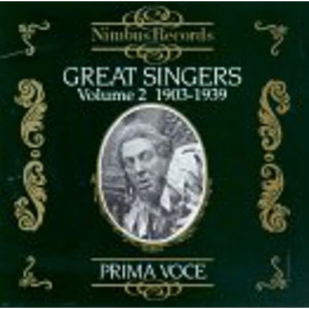 Various Artists - Great Singers 2: 1903-39 / Various - Music & Performance - CD