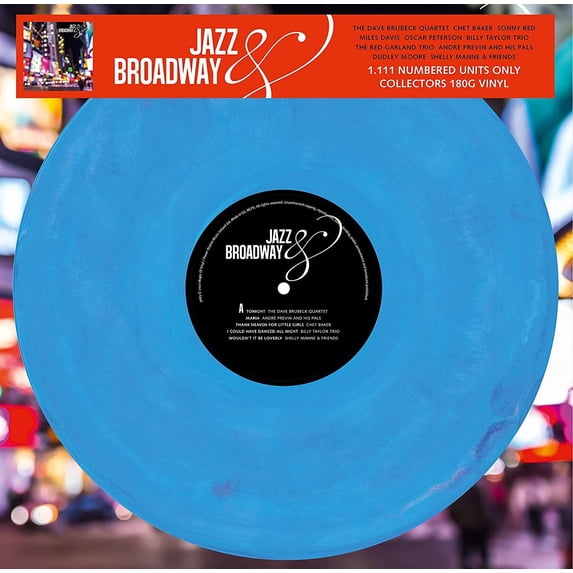 Various Artists Jazz and Broadway (Vinyl Record) 12" Album Coloured Vinyl