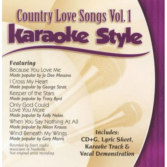 Various Artists - Karaoke Style: Country Love Songs, Vol. 1 - Music & Performance - CD