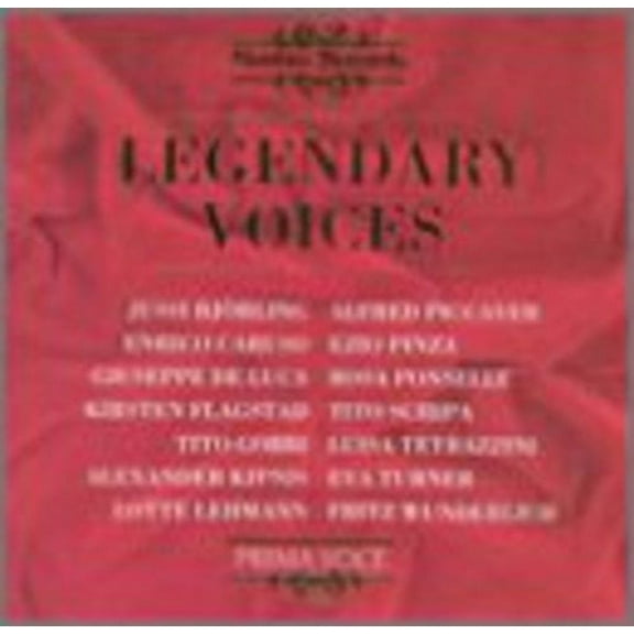 Various Artists - Legendary Voices / Various - Music & Performance - CD