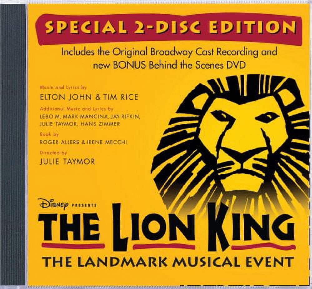 LION KING ON BROADWAY / O.B.C. Various Artists - Lion King on Broadway (Original Broadway Cast) - Music & Performance - CD